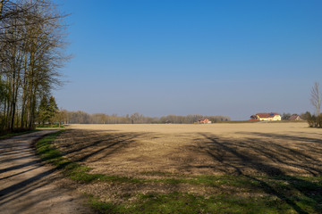 Fototapeta na wymiar Landscape shot in Mitterkirchen Machland / Austria