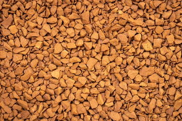 Arabica freeze dried instant coffee background