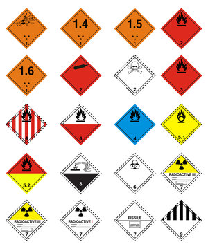 ghs warning icon Transportation and hazardous sign