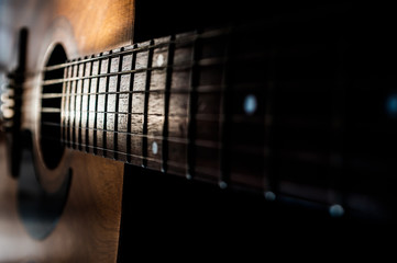 guitar on stage