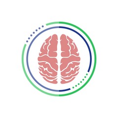 App icon brain, Brain button