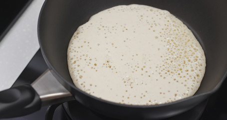 Make pancake at home