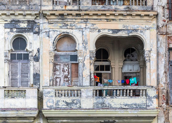 Naklejka premium Colonial Architecture Havana Cuba