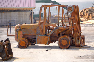Handling Equipment Burned By a Fire