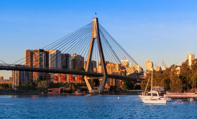 Sydney Anzac Bridge, Glebe, Australia