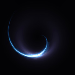 circle flare with rays