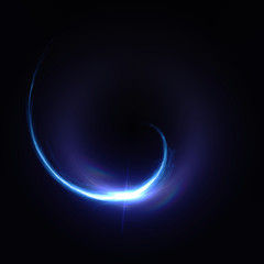 circle flare with rays