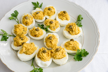 Easter eggs blessed as a starter