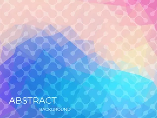 Poster Im Rahmen Abstract dynamic vibrant bleb colorful background - Vector © igor_shmel