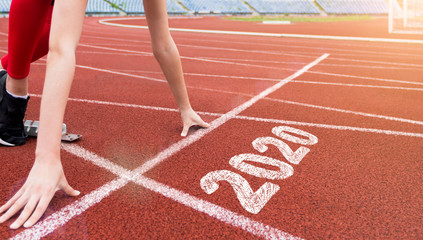 2020 year new start concept