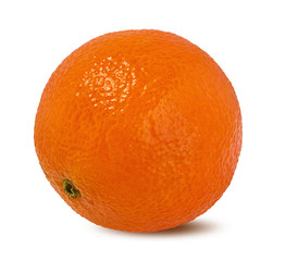 Fresh mandarin orange isolated on white background with clipping path