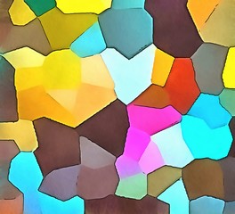 Fototapeta na wymiar Abstract geometric art pattern background. Crystals texture. Smooth bright artistic backdrop. 
