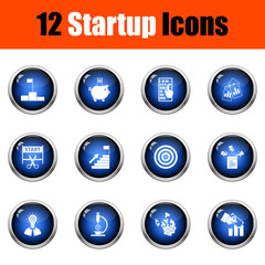 Set of 12 Startup Icons