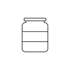 Glass jar icon