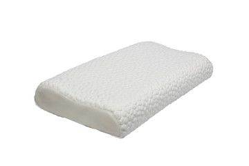 Orthopedic pillow isolated on white background