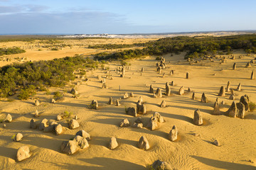 Pinnacles Desert at Nambung National Park in Western Australia