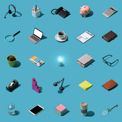 Office and business objects background