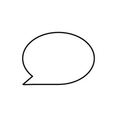 Speech bubbles vector icon