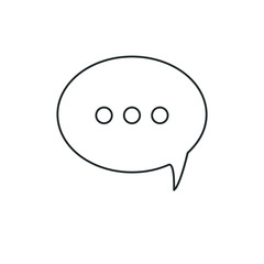 Message, speech bubble icon