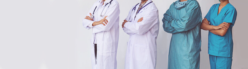 Doctors and Nurses professional standing