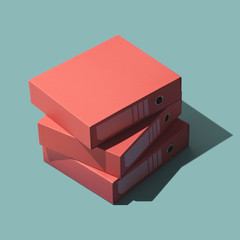 Pile of folders and paperwork