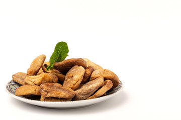 Dried figs with mint for Ramadan