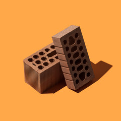 Clay bricks for construction industry