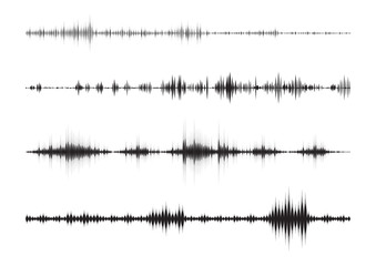 line soundwave abstract background