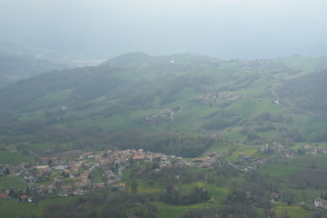 Obraz premium Outdoor and trekking in nature, italian hills 