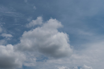 Fototapeta na wymiar Wolken vor dem Gewitter