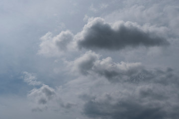 Wolken vor dem Gewitter