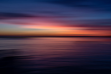 Obraz premium Salento - Porto Cesareo - I colori di un tramonto surreale