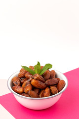 Dates fruits,with mint for Ramadan