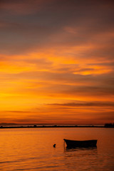 Puglia - Porto Cesareo - rosso tramonto 