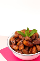 Dates fruits,with mint for Ramadan