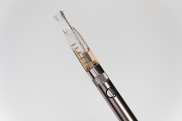 Fototapeta premium Electronic Cigarette vape with liquid on white background