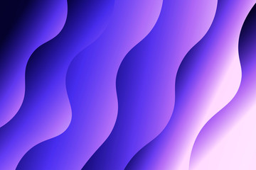 Fantasy wavy dynamic background. Creative Vector illustration. For header page, poster, flyer.