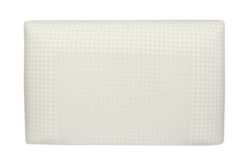 Orthopedic pillow isolated on white background