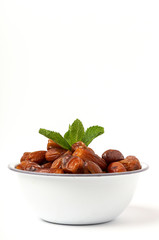Dates fruits,with mint for Ramadan