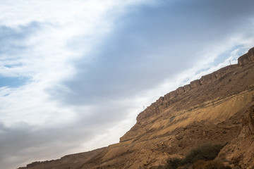 Fototapeta na wymiar rocks in the negev desert