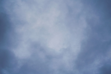 Sky clouds in the evening