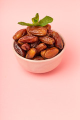 Dates fruits,with mint for Ramadan