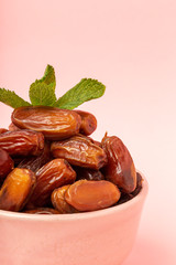 Dates fruits,with mint for Ramadan