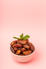 Dates fruits,with mint for Ramadan