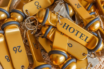 Porte-clefs d’hôtel
