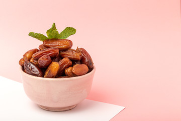 Dates fruits,with mint for Ramadan