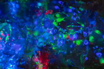 Obraz na płótnie Canvas Liquid in bright pigment