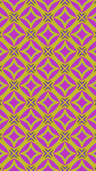 Ornate geometric pattern and abstract colored background