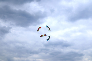 kite flying in the sky
