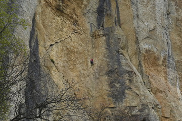 Outdoor and trekking in nature, italian hills 